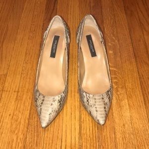 Ann Taylor Snake Print Heels